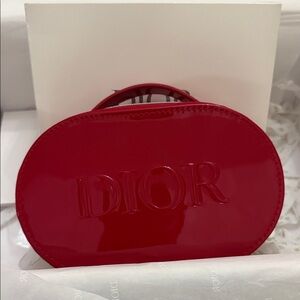 Dior Glossy Red Cosmetic Case